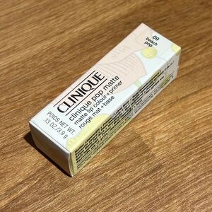 NIB Full Size Clinique Pop Matte Lip Colour + Primer Beach Pop 09